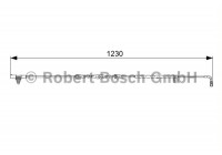 Contact d'avertissement, usure des plaquettes de frein AP815 Bosch