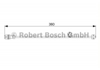Contact d'avertissement, usure des plaquettes de frein AP816 Bosch