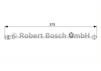 Contact d'avertissement, usure des plaquettes de frein AP817 Bosch