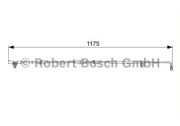 Contact d'avertissement, usure des plaquettes de frein AP825 Bosch