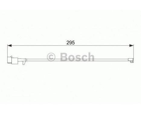 Contact d'avertissement, usure des plaquettes de frein AP865 Bosch