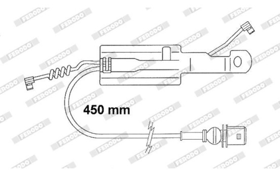 Contact d'avertissement, usure des plaquettes de frein PREMIER, Image 2