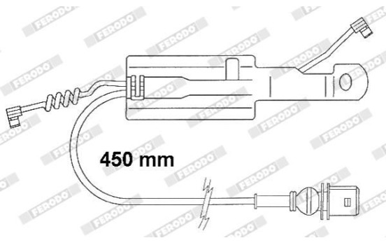Contact d'avertissement, usure des plaquettes de frein PREMIER, Image 3
