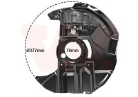 Déflecteur, disque de frein