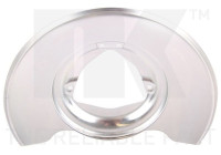 Plaque de recouvrement, disque de frein