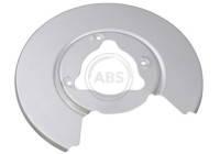 Plaque de recouvrement, disque de frein