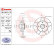 Disque de frein 08.9512.76 Brembo