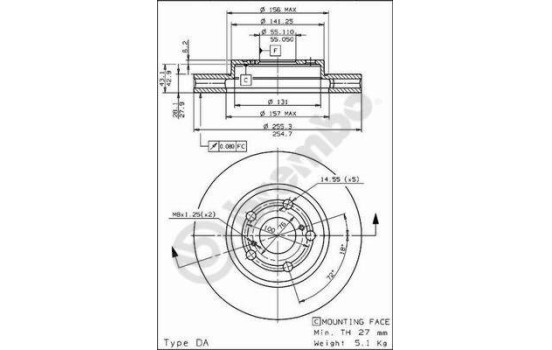 Disque de frein 09.6742.10 Brembo, Image 2