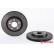 Disque de frein 09.A136.10 Brembo