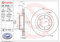 Disque de frein 09.E529.11 Brembo