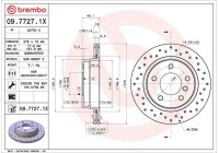 Disque de frein 0977271X Brembo