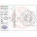 Disque de frein 09C1331X Brembo