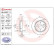 Disque de frein 09E52811 Brembo