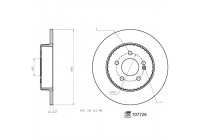 Disque de frein 107726 FEBI