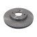 Disque de frein 108549 FEBI
