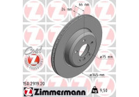 Disque de frein 150.2919.20 Zimmermann