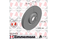 Disque de frein 150.2948.32 Zimmermann