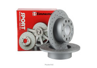 Disque de frein 150.3435.52 Zimmermann