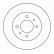 Disque de frein 15034 ABS