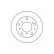 Disque de frein 15035 ABS, Vignette 2