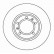 Disque de frein 15042 ABS