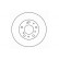Disque de frein 15046 ABS