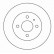 Disque de frein 15051 ABS