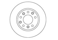 Disque de frein 15118 ABS