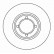 Disque de frein 15308 ABS