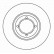 Disque de frein 15313 ABS