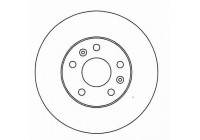 Disque de frein 15407 ABS