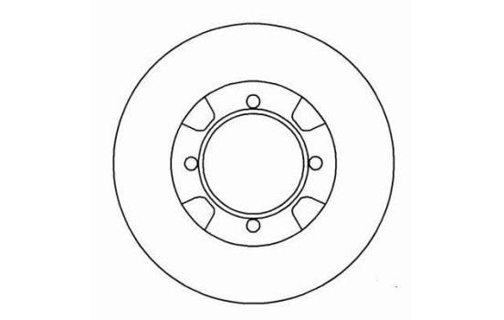 Disque de frein 15508 ABS