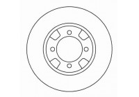 Disque de frein 15509 ABS