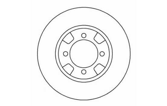 Disque de frein 15509 ABS
