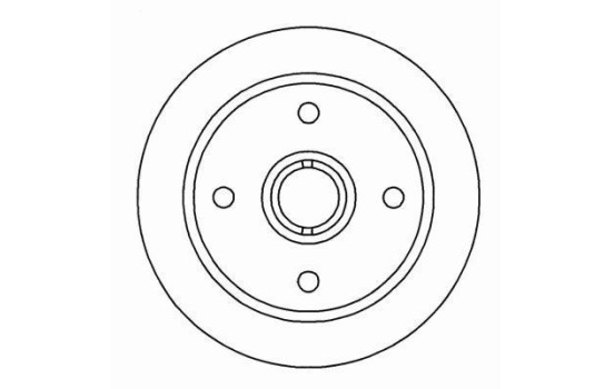 Disque de frein 15513 ABS