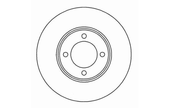 Disque de frein 15518 ABS