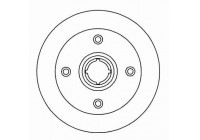 Disque de frein 15552 ABS