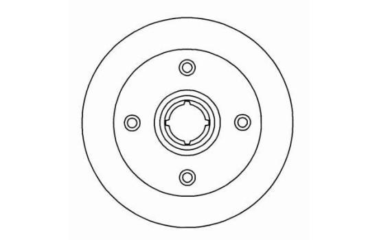 Disque de frein 15552 ABS