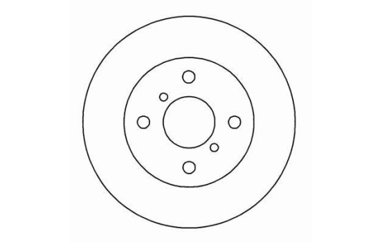 Disque de frein 15554 ABS