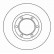 Disque de frein 15562 ABS