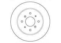 Disque de frein 15597 ABS