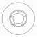 Disque de frein 15623 ABS