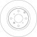 Disque de frein 15627 ABS
