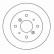 Disque de frein 15628 ABS