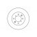 Disque de frein 15650 ABS