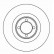 Disque de frein 15717 ABS