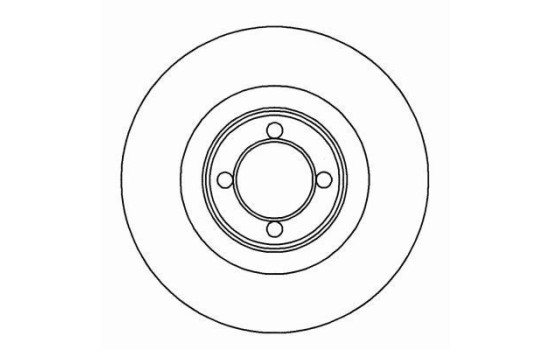 Disque de frein 15717 ABS