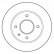 Disque de frein 15727 ABS