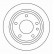 Disque de frein 15742 ABS