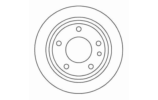 Disque de frein 15742 ABS